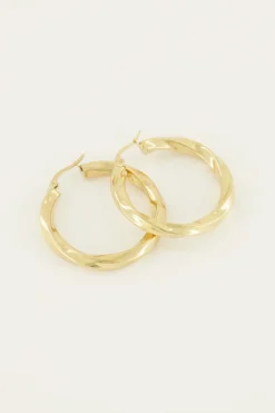 My Jewellery Boucles D’oreilles à Effet Torsadé Online