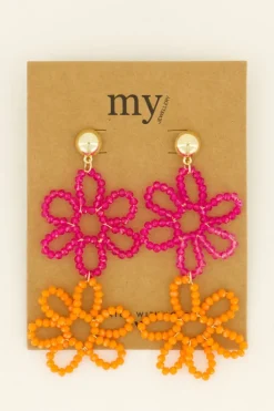 My Jewellery Boucles D'oreilles à Fleurs Tendance New