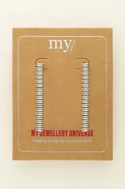 My Jewellery Boucles D'oreilles à Pierres Rectangulaires Universe Online