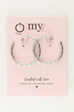 My Jewellery Boucles D'oreilles à Pince Avec Torsade épaisse Discount