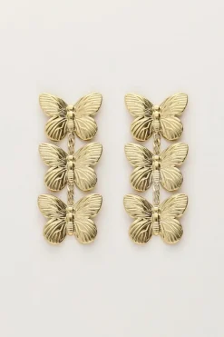 My Jewellery Boucles D'oreilles Avec 3 Papillons Outlet