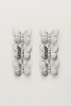 My Jewellery Boucles D'oreilles Avec 3 Papillons Outlet