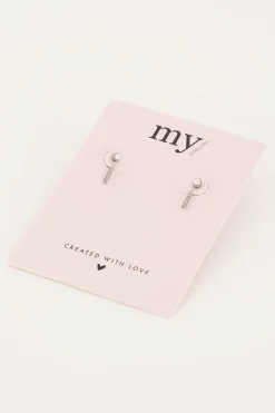 My Jewellery Boucles D’oreilles Avec Chaîne Et Pierre Fashion