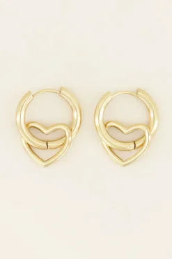 My Jewellery Boucles D’oreilles Avec Cœur Ajouré Best