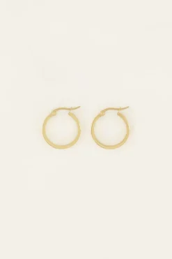 My Jewellery Boucles D’oreilles Avec Cœurs Gravés Hot