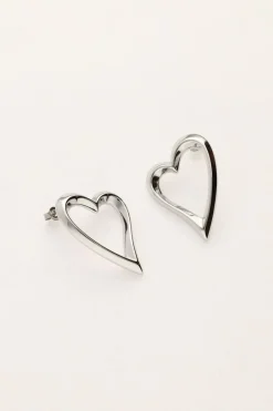 My Jewellery Boucles D'oreilles Avec Cœur Ouvert Hot