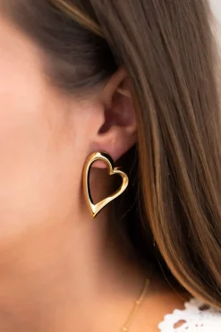 My Jewellery Boucles D'oreilles Avec Cœur Ouvert Hot