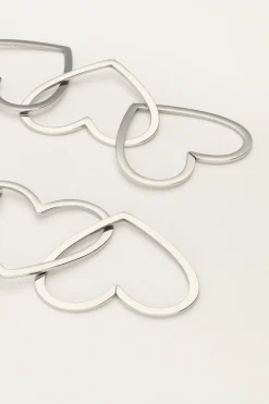 My Jewellery Boucles D'oreilles Avec Cœurs Ouverts Fashion