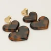 My Jewellery Boucles D'oreilles Avec Cœurs Imprimés Léopard Outlet