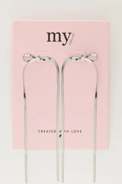 My Jewellery Boucles D'oreilles Avec Nœud Best