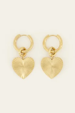 My Jewellery Boucles D'oreilles Avec Pendentif Cœur Hot