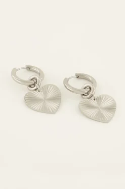 My Jewellery Boucles D'oreilles Avec Pendentif Cœur Hot