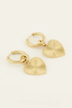 My Jewellery Boucles D'oreilles Avec Pendentif Cœur Hot
