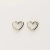 My Jewellery Boucles D'oreilles Avec Petit Cœur Ouvert Best