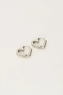 My Jewellery Boucles D'oreilles Avec Petit Cœur Ouvert Best