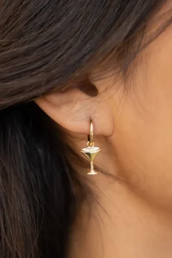 My Jewellery Boucles D'oreilles Avec Pendentifs Cocktail Et Bouche Sale