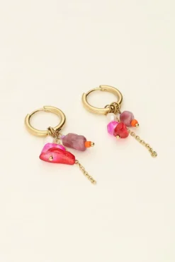 My Jewellery Boucles D'oreilles Avec Pierres Et Perles Mystic Hot