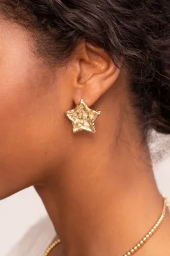 My Jewellery Boucles D'oreilles Avec étoile "martelée" Online