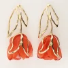 My Jewellery Boucles D'oreilles Avec Tulipe Orange Online