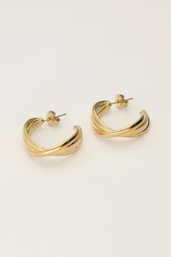 My Jewellery Boucles D'oreilles Bold Avec Triple Torsade Sale