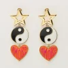 My Jewellery Boucles D'oreilles Candy Avec Trois Breloques New