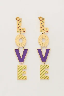 My Jewellery Boucles D'oreilles Candy Love Violettes Best