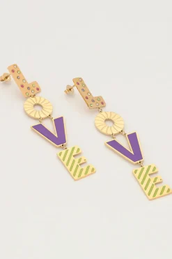 My Jewellery Boucles D'oreilles Candy Love Violettes Best