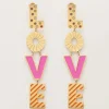 My Jewellery Boucles D'oreilles Candy Love Rose Fashion