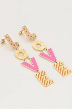My Jewellery Boucles D'oreilles Candy Love Rose Fashion