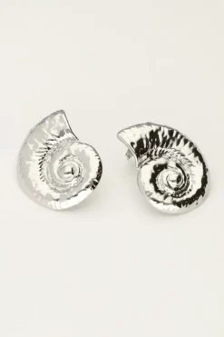 My Jewellery Boucles D'oreilles Clous D'oreilles Avec Gros Coquillage Fashion
