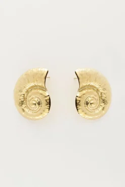 My Jewellery Boucles D'oreilles Clous D'oreilles Avec Gros Coquillage Fashion