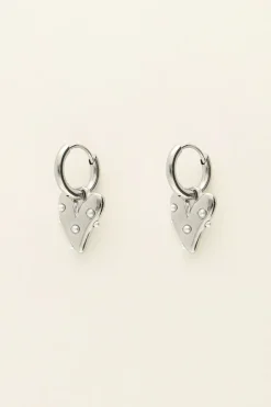My Jewellery Boucles D’oreilles Coeur à Perles New
