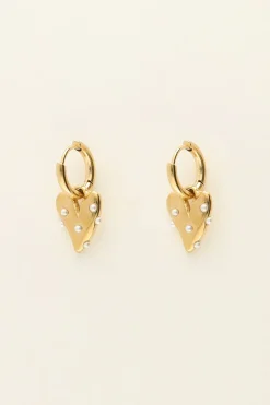 My Jewellery Boucles D’oreilles Coeur à Perles New