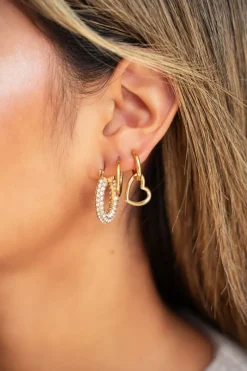 My Jewellery Boucles D’oreilles Coeur Et Créole Discount