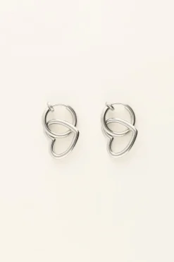 My Jewellery Boucles D’oreilles Coeur Et Créole Discount