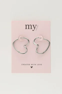 My Jewellery Boucles D'oreilles Coeur Tourbillon Hot