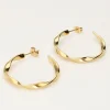 My Jewellery Boucles D'oreilles Créoles Torsadées New