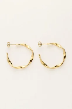 My Jewellery Boucles D'oreilles Créoles Torsadées New