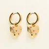 My Jewellery Boucles D'oreilles Cœur & Pierres Colorées Universe Online