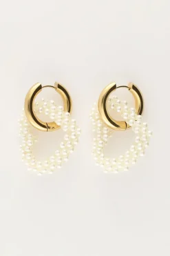 My Jewellery Boucles D'oreilles Cœur Avec Perles Clearance