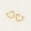 My Jewellery Boucles D’oreilles Cœur Ouvert Discount