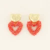 My Jewellery Boucles D'oreilles Cœurs à Bouton Doré Tendance Clearance