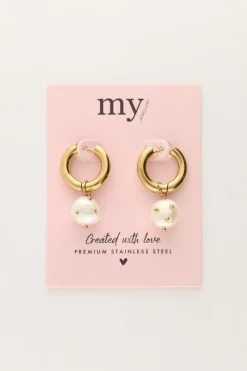 My Jewellery Boucles D'oreilles En Perles Avec Clous Outlet