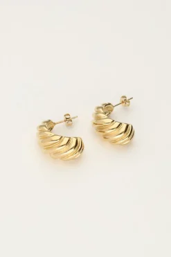 My Jewellery Boucles D'oreilles Gouttes Avec Petits Rebords Hot
