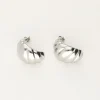 My Jewellery Boucles D'oreilles Gouttes Avec Rebords De Grande Taille Clearance