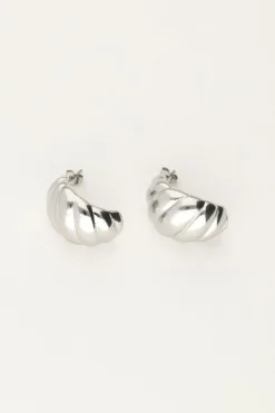 My Jewellery Boucles D'oreilles Gouttes Avec Rebords De Grande Taille Clearance