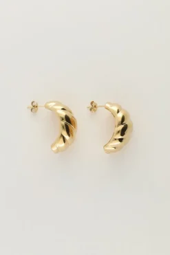 My Jewellery Boucles D'oreilles Gouttes Avec Rebords De Grande Taille Clearance