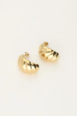 My Jewellery Boucles D'oreilles Gouttes Avec Rebords De Grande Taille Clearance