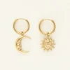 My Jewellery Boucles D’oreilles Lune & Soleil Mystic Online