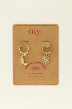 My Jewellery Boucles D’oreilles Lune & Soleil Mystic Online